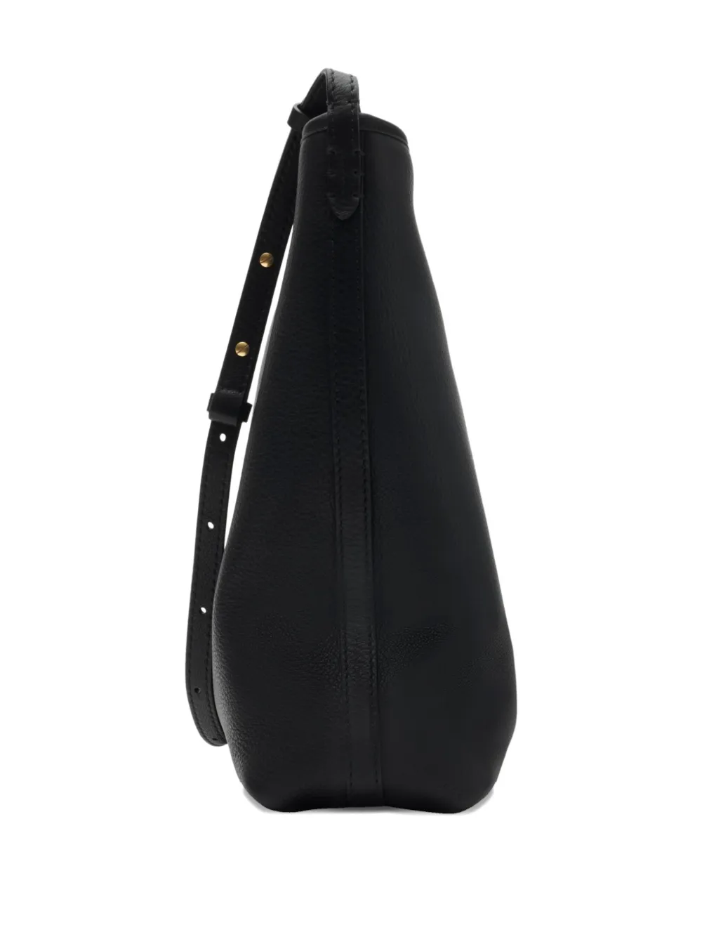 Burberry small Highlands leather shoulder bag Zwart