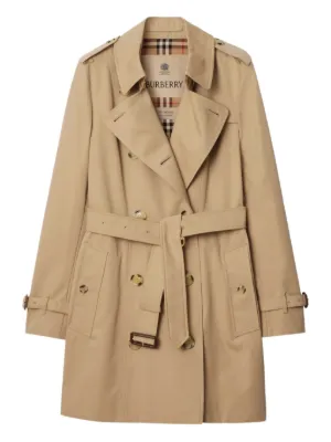 Burberry Short Kensington Heritage トレンチコート | ブラウン