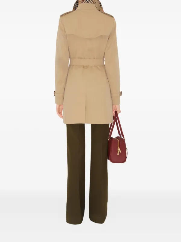 Burberry ダブルブレスト トレンチコート | ニュートラル | FARFETCH JP
