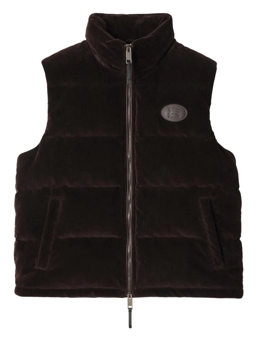 Burberry corduroy puffer gilet | Brown | Image 1