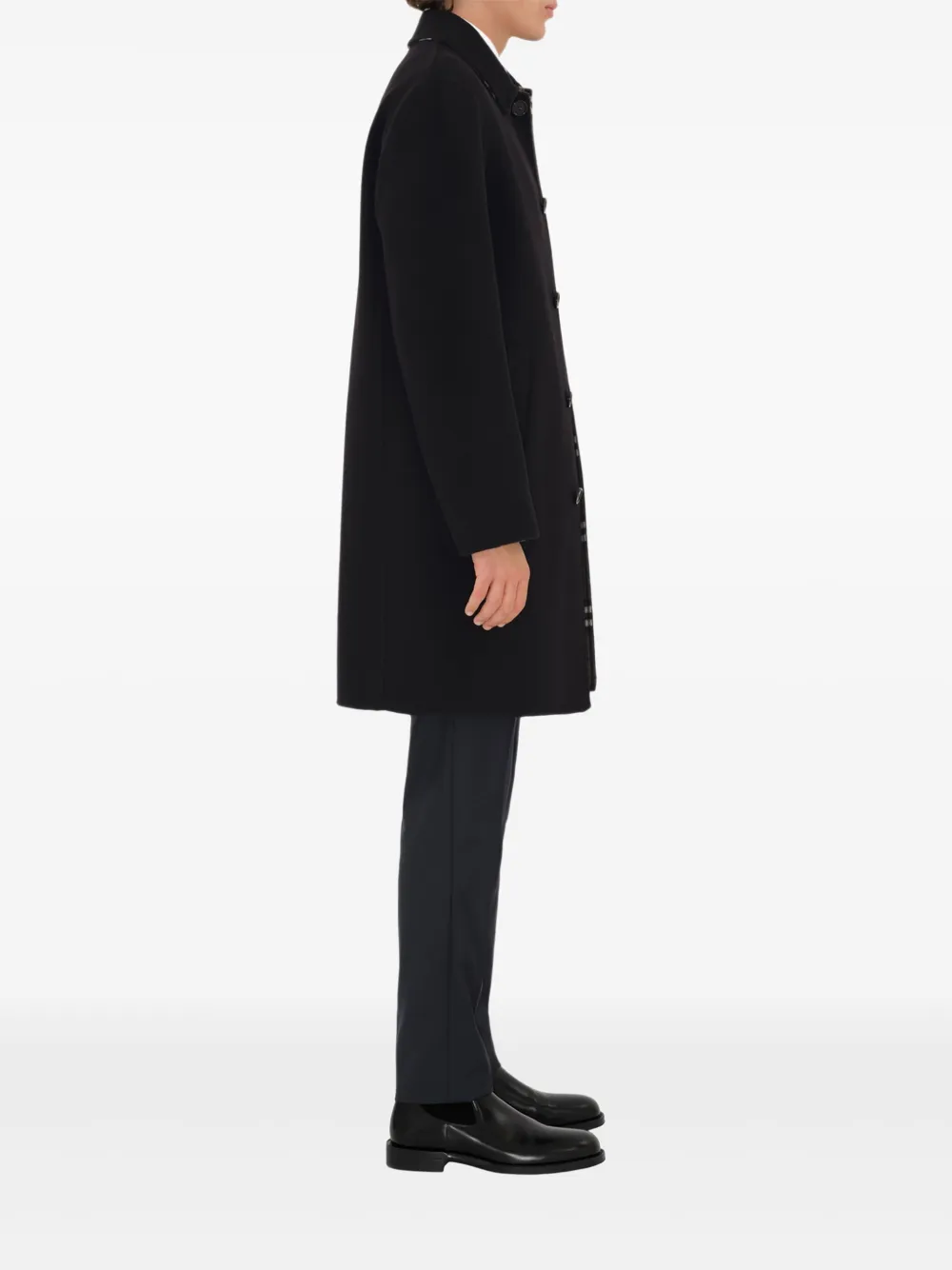 Burberry Wool Car Coat | Black | FARFETCH