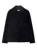 Burberry corduroy knight-stamp jacket - Blue