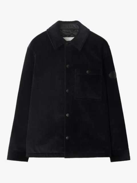 Burberry Ribfluwelen jack met stempel