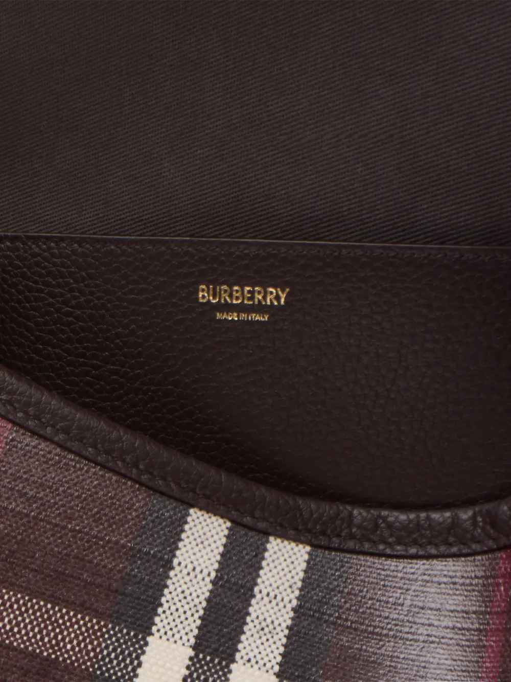 Burberry Highlands leather cross body bag Bruin
