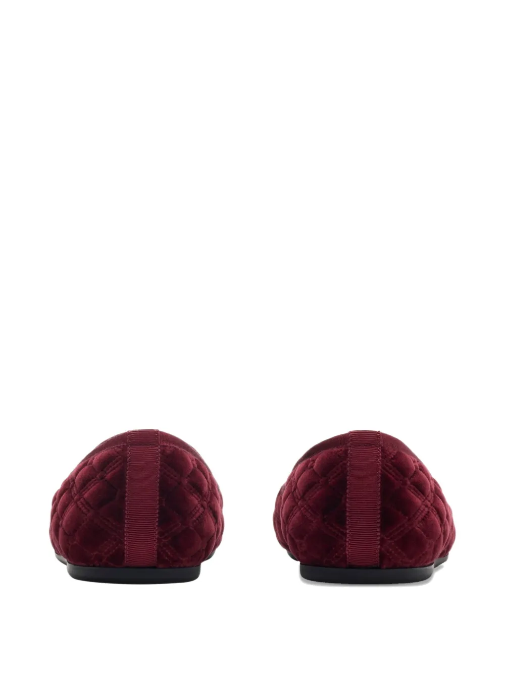Burberry quilted crest-embellished loafers - Rood