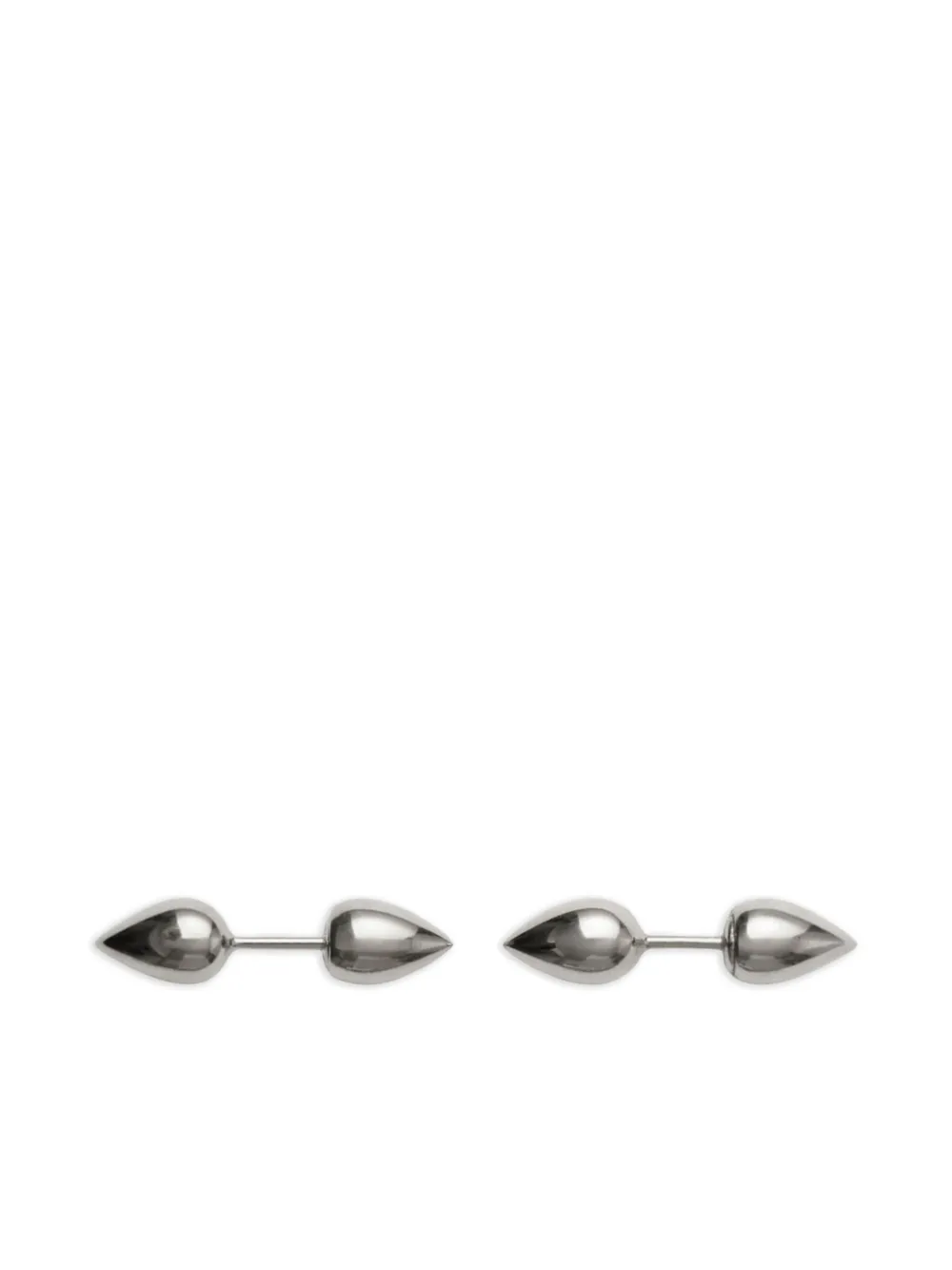 Burberry spear-shaped stud earrings - Silver