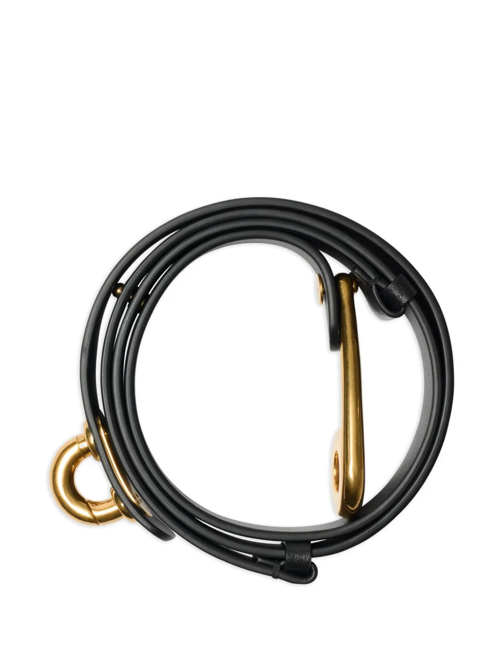 Burberry Leren riem Zwart
