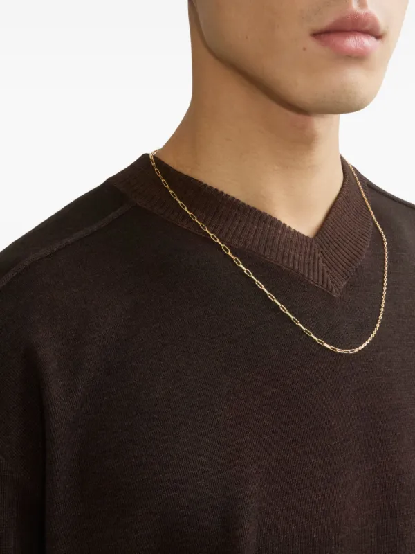 Burberry Shield Chain Necklace | Gold | FARFETCH