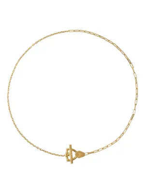Burberry frog-charm Chain Necklace | Gold | FARFETCH