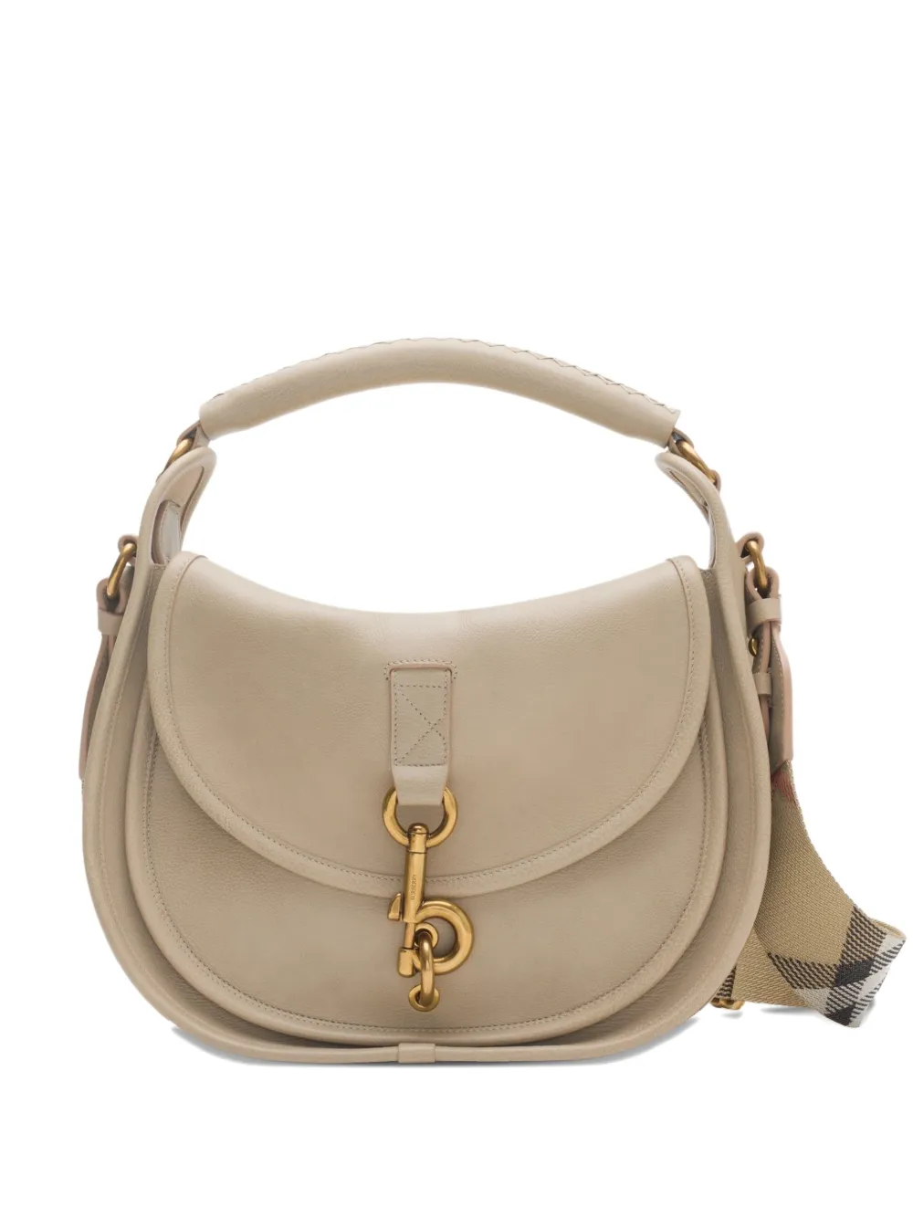 Burberry B Clip kleine messengertas Beige