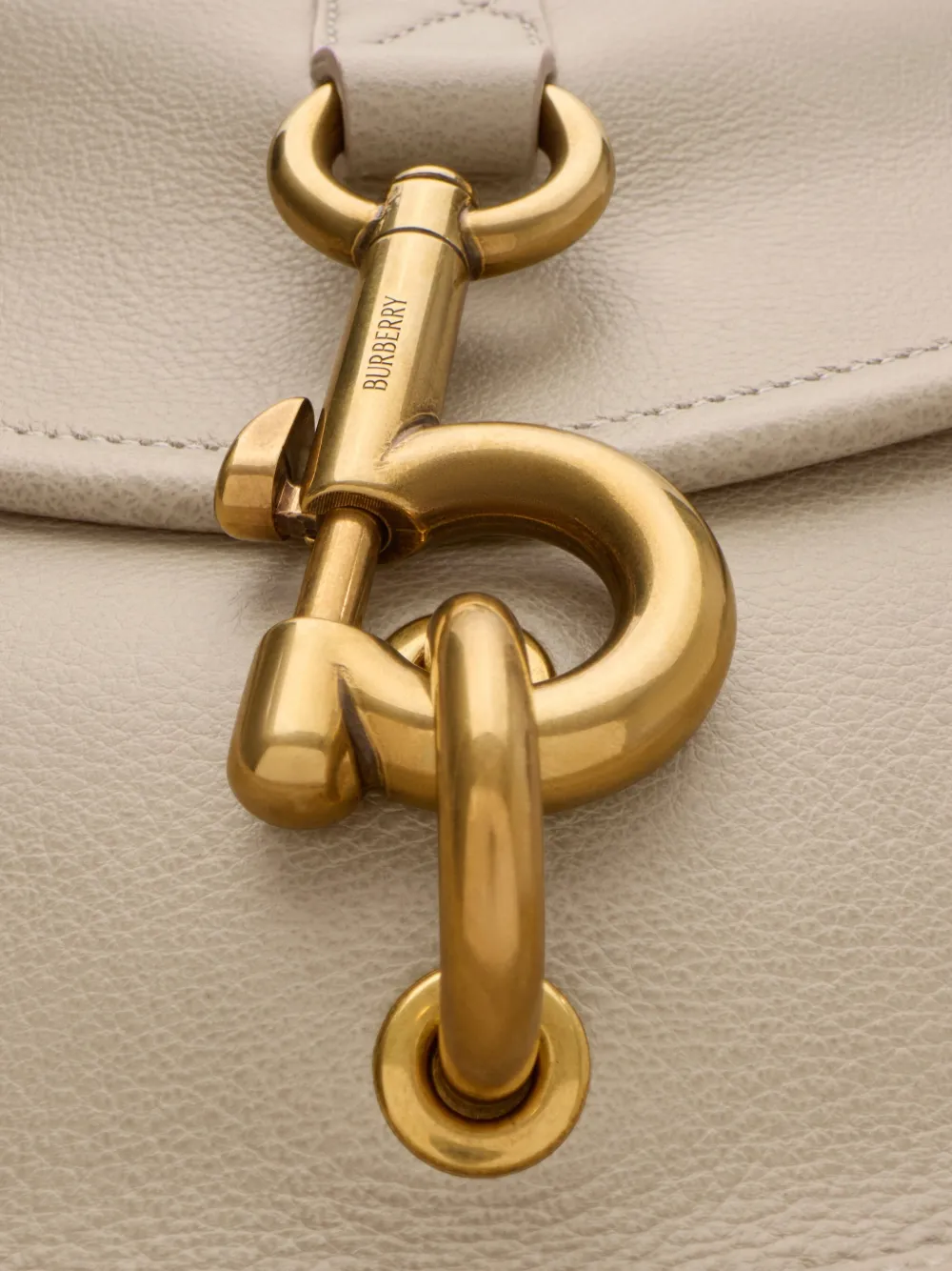 Burberry B Clip kleine messengertas Beige