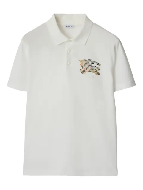 Burberry playera tipo polo con motivo Equestrian Knight