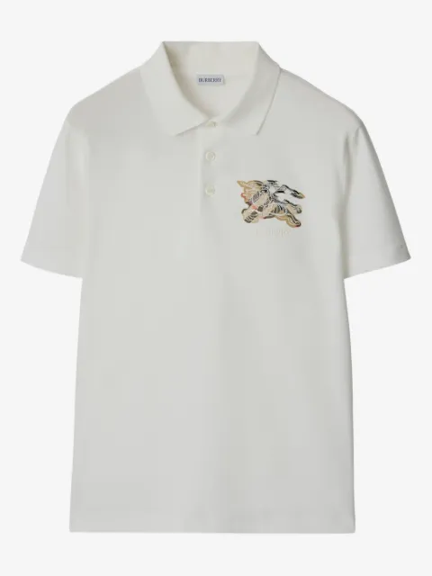 Burberry Equestrian Knight-check polo shirt