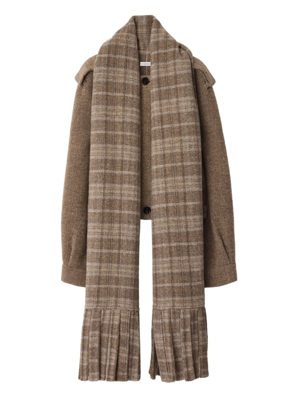 Burberry epauletted detachable-scarf jacket | Varsity Jackets | Image 2