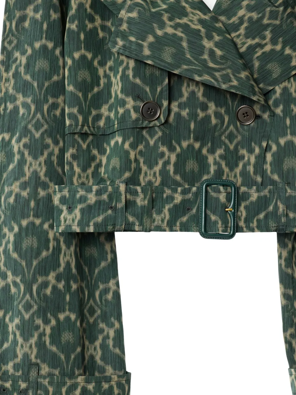 Burberry Jack met print Groen