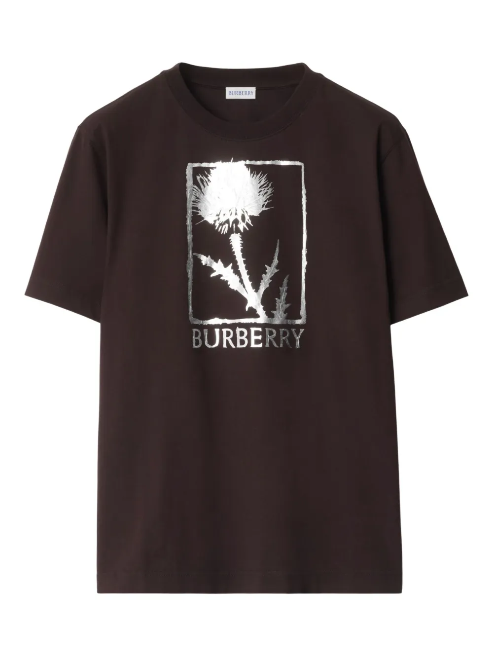 Футболка с металлическим логотипом Burberry Thistle