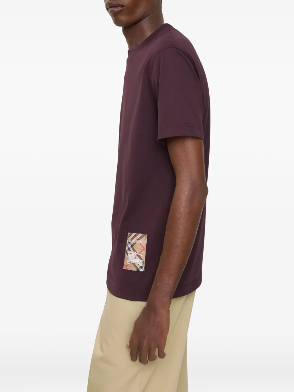 check-label cotton T-Shirt