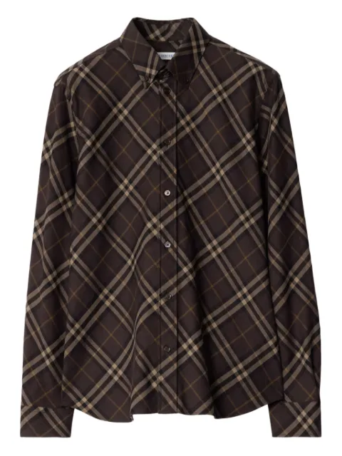 Burberry relaxed-fit check cotton shirt