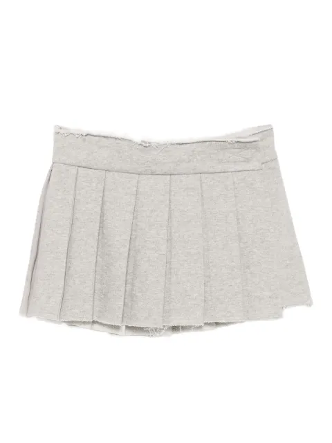Open YY distressed wrap skirt