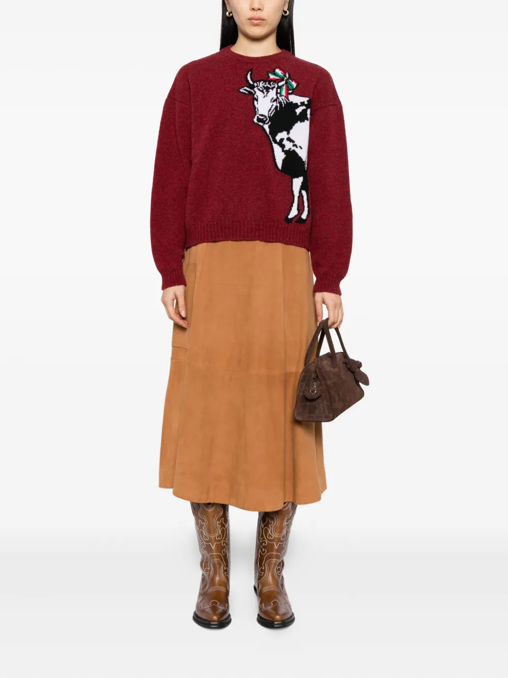 Moschino Shetland Wool Jumper In Multi