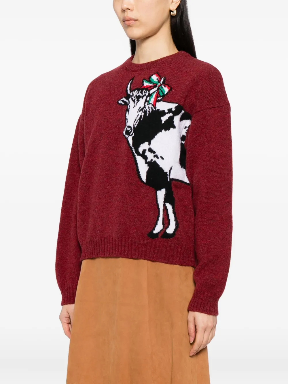 Moschino Shetland Wool Jumper In Multi