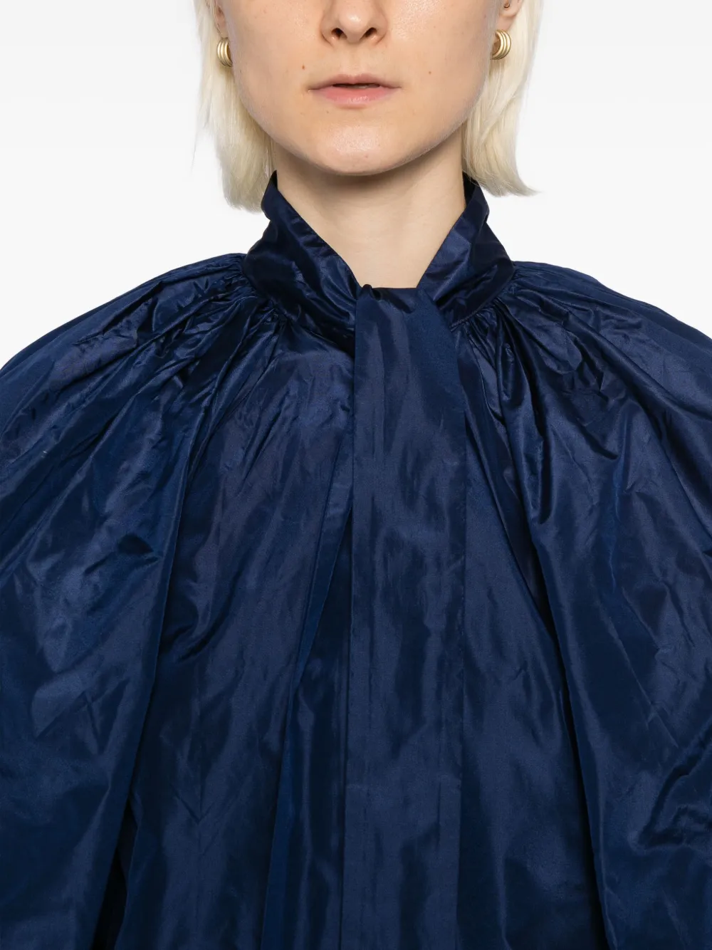 Martin Grant Zijden blouse Blauw