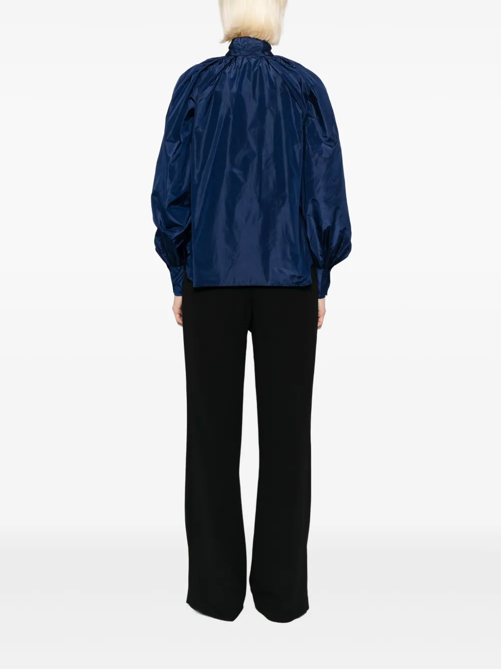 Martin Grant Zijden blouse Blauw