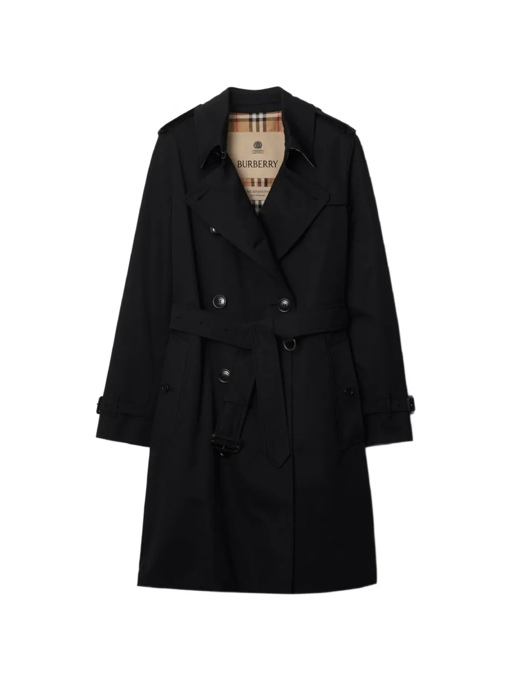 Burberry Trenchcoat met ceintuur Zwart