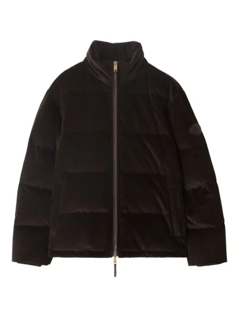 Burberry chamarra capitonada de pana