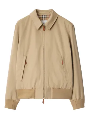 Burberry ハリントン ジャケット | ニュートラル | FARFETCH JP