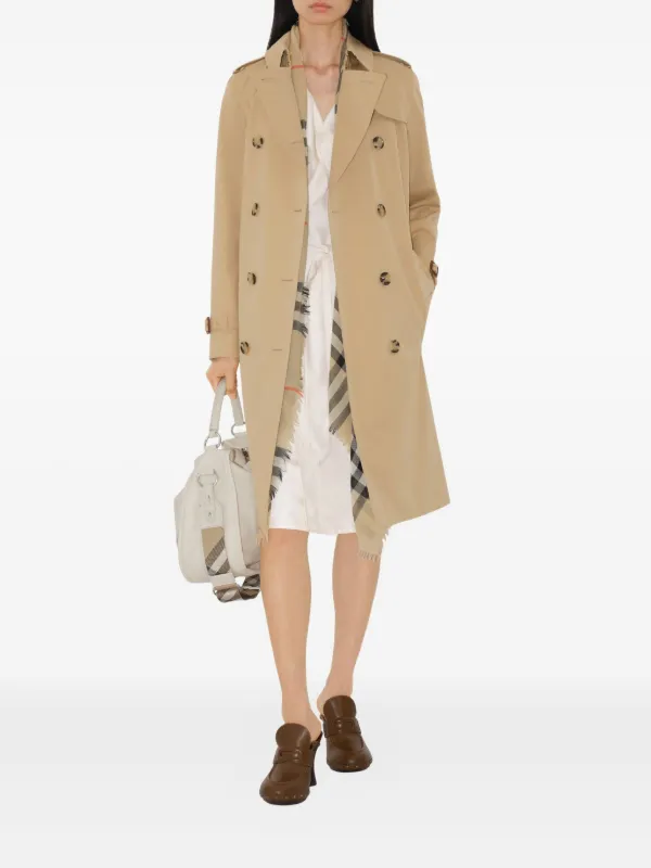 Burberry ダブルブレスト トレンチコート | ブラウン | FARFETCH JP