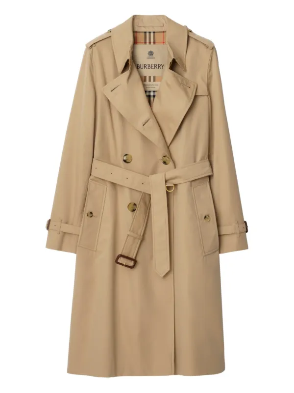 Burberry ダブルブレスト トレンチコート | ブラウン | FARFETCH JP