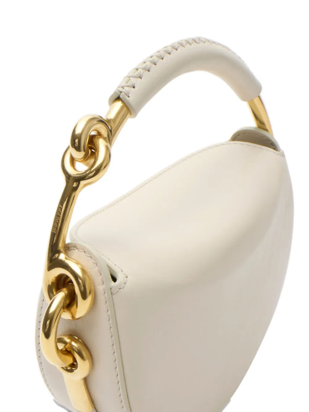 Burberry Bridle clutch met zadel Beige