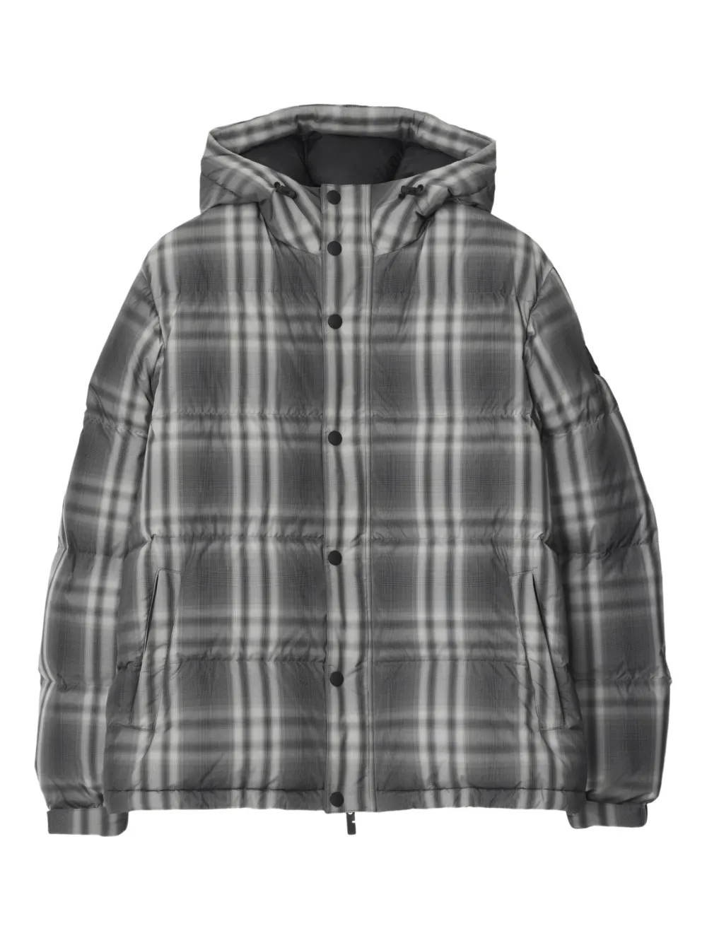 Burberry Karierte Steppjacke | Grau | Image 1