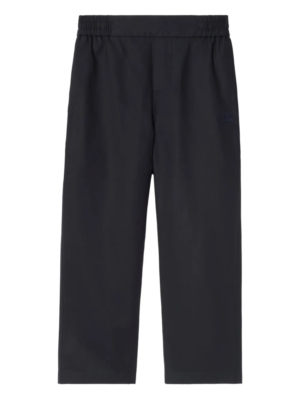 Burberry Kids  embroidered trousers | Blue | Image 1