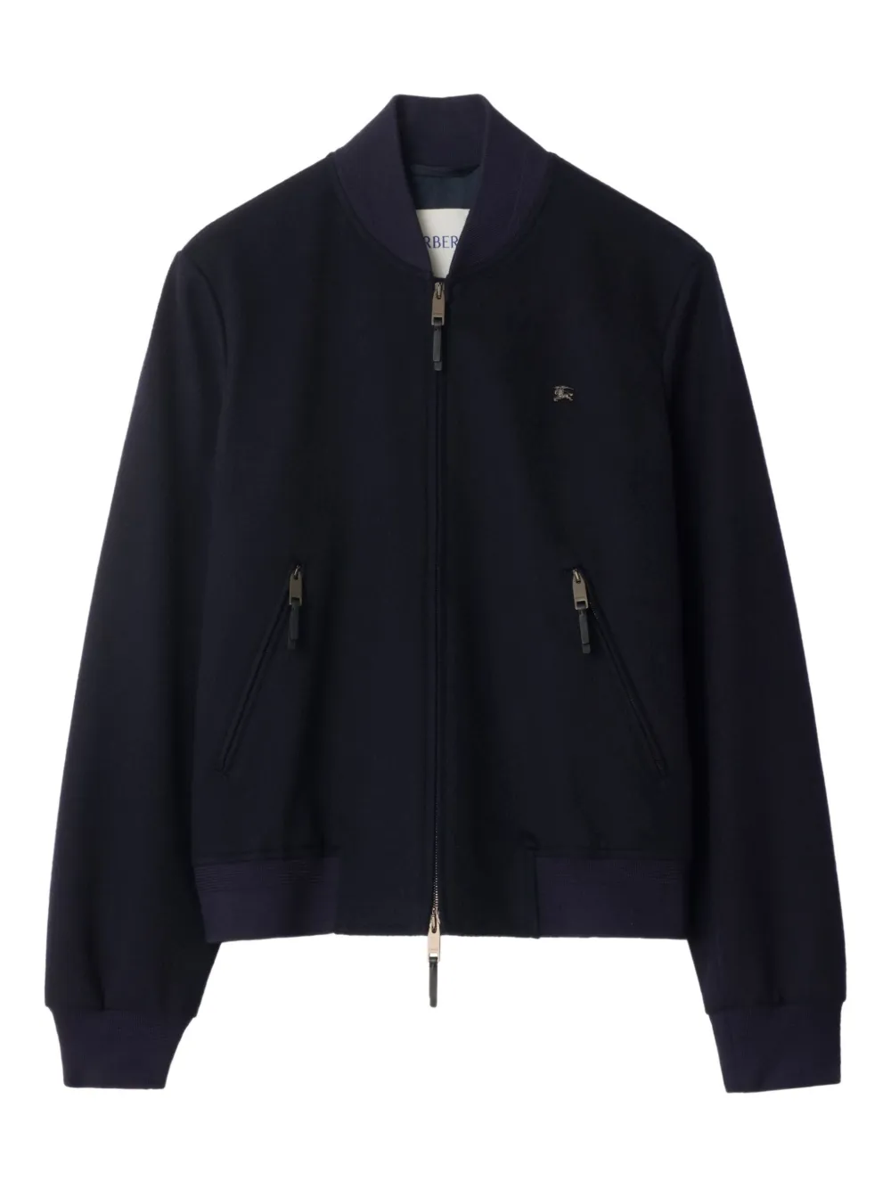 Burberry equestrian-knight bomber jacket | Blue | Image 1