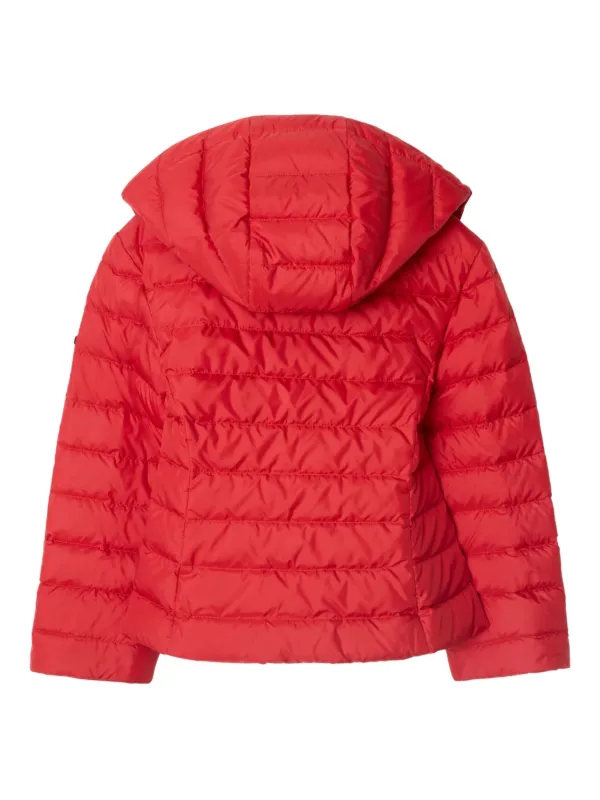 Burberry Kids フーデッド パデッドジャケット | レッド | FARFETCH JP