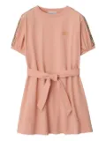 Burberry Kids Equestian Knight motif dress - Pink