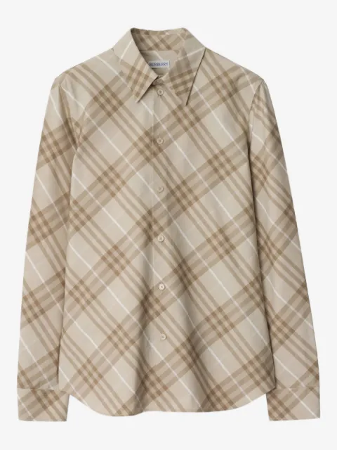 Burberry Camisa com padronagem xadrez