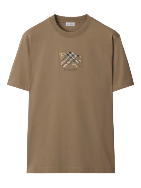Burberry Equestrian Knight-check cotton T-shirt