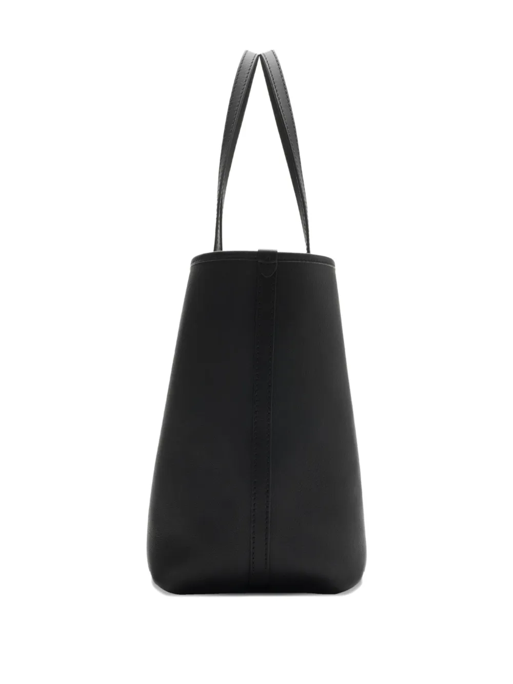 Burberry Highlands leren shopper met logo-reliëf Zwart