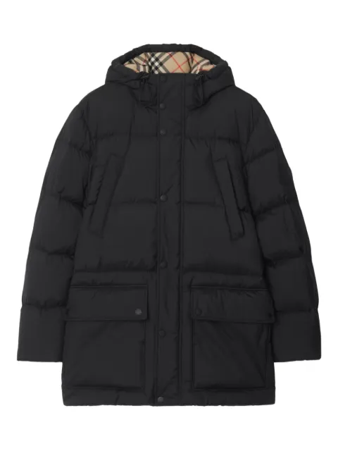 Burberry knight-patch puffer jacket