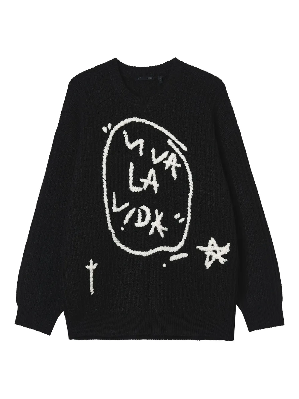 FIVE CM ribbed-knit crew-neck sweater | Black | Image 1