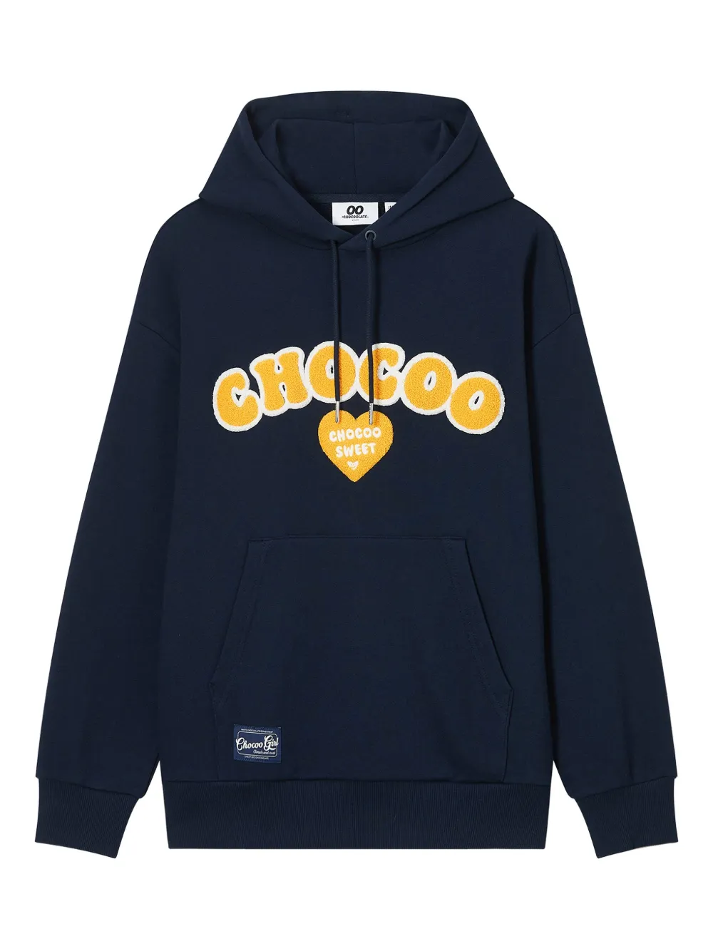 Chocoolate Cotton Hoodie In Blue