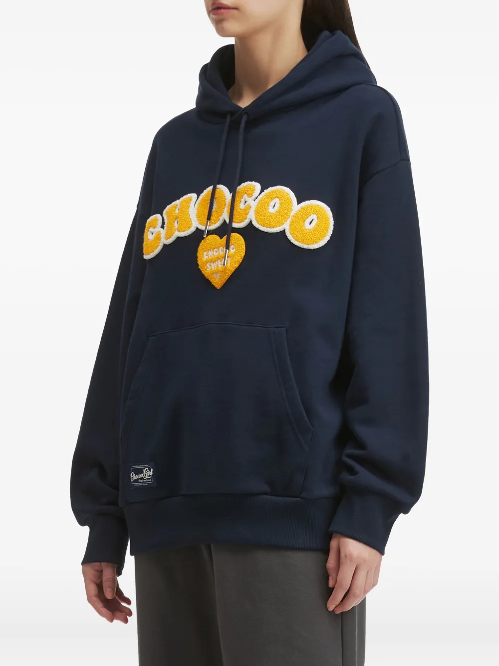 Chocoolate Cotton Hoodie In Blue