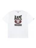 AAPE BY *A BATHING APE® logo T-shirt - White