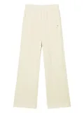 CHOCOOLATE ribbed track pants - White