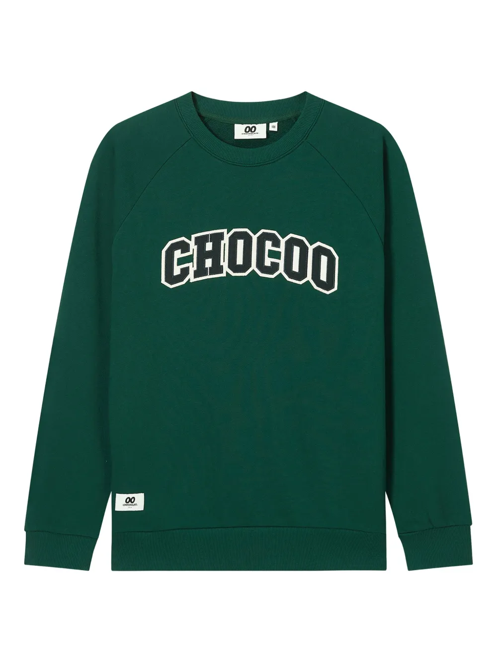 Chocoolate Raglan-sleeve Logo Sweatshirt In Green