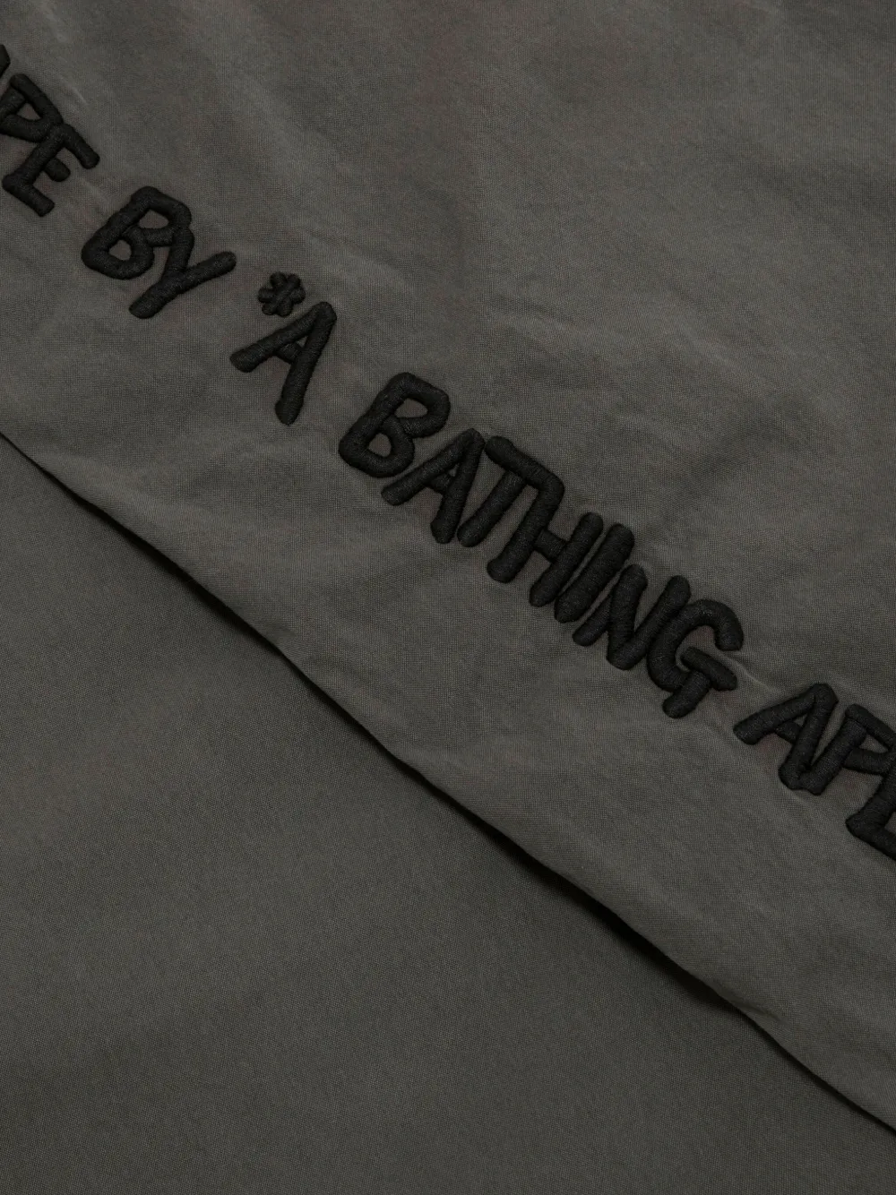 AAPE BY *A BATHING APE logo-patch shorts Zwart