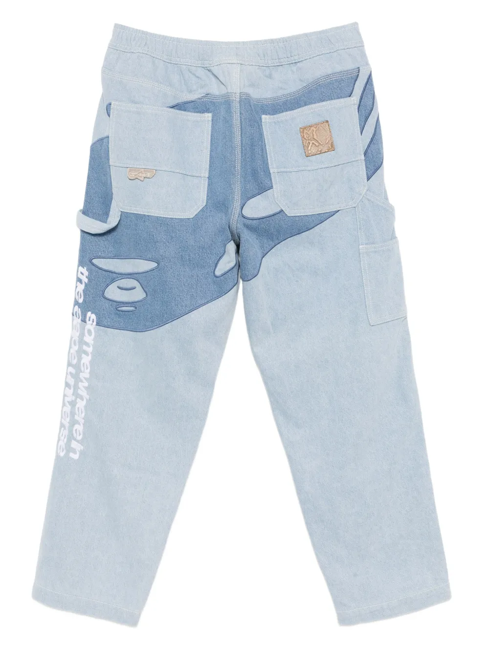 AAPE BY *A BATHING APE® logo-patch trousers | Regular-Fit & Straight Leg Pants | Image 2